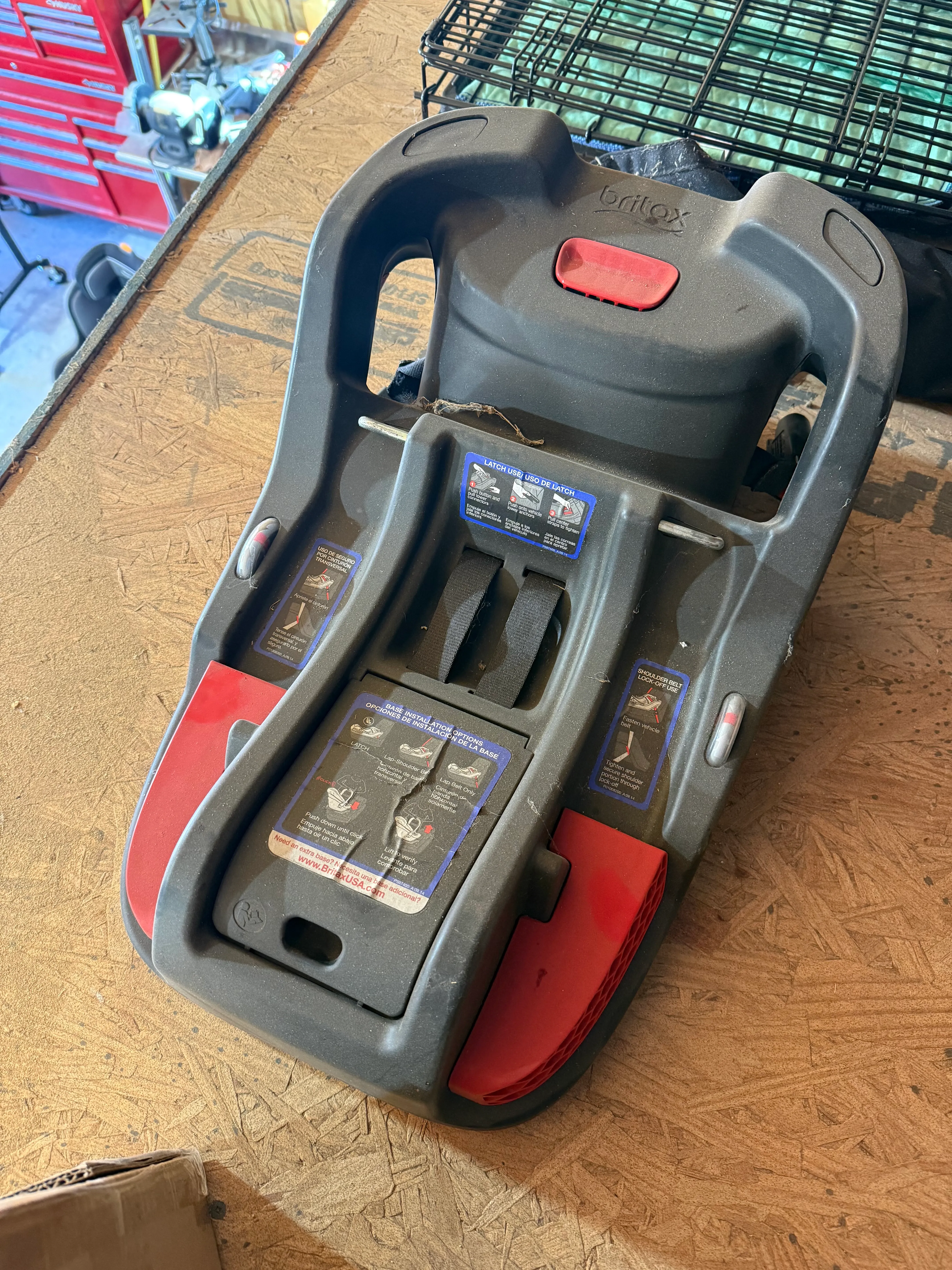 Britax Infant Car Seat Base w/ LATCH System & Recline Adjust